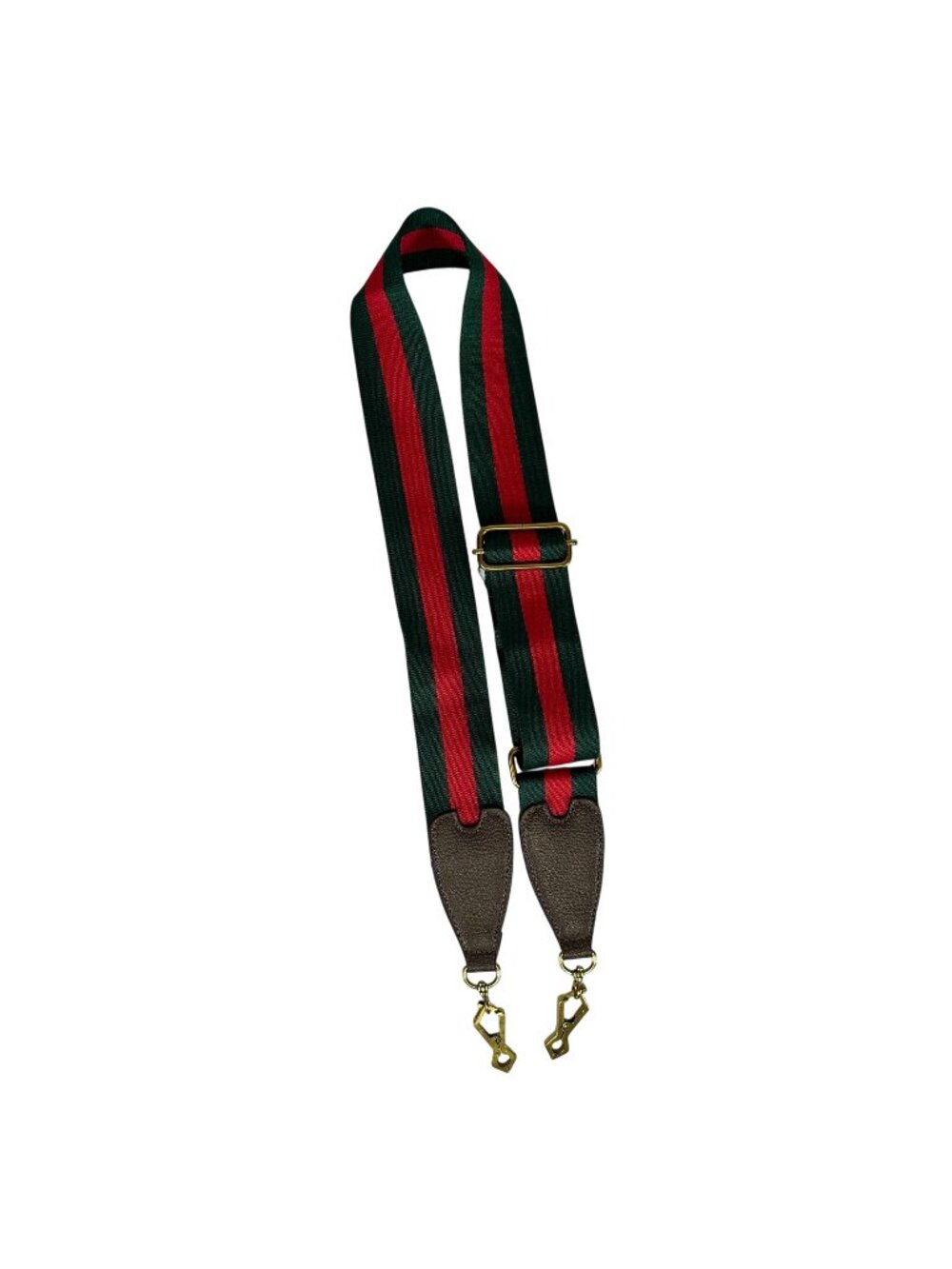 Replacement Crossbody Shoulder Strap For Luxury Bags Canvas & Leather Gold Tone